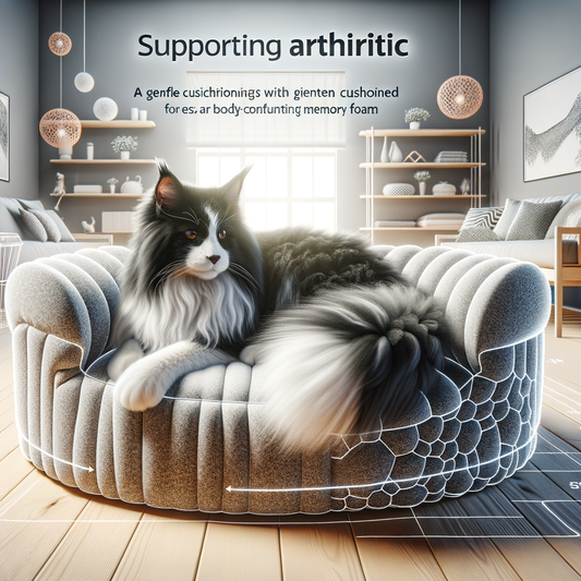 Supporting Arthritic Pets: The Gentle Cushioning of a Plush Bed