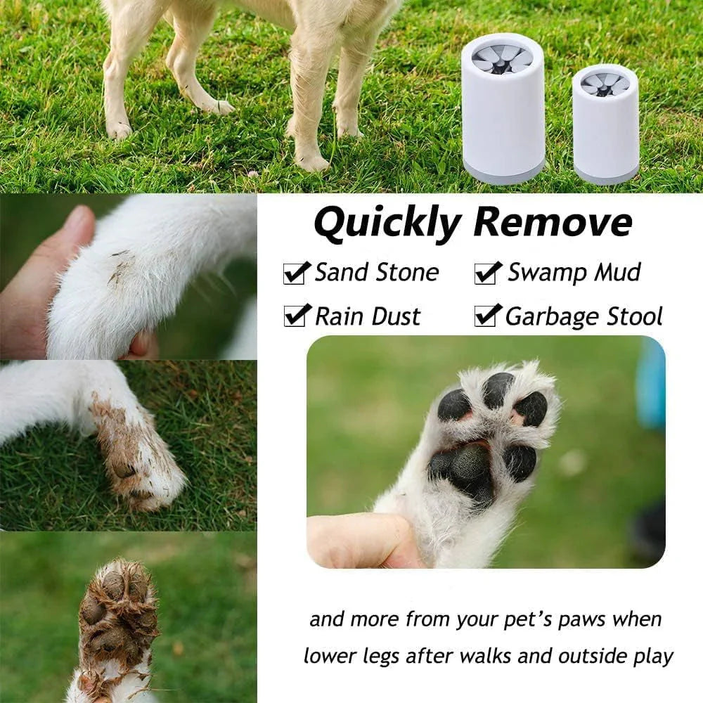 Dog Paw Cleaner – Gentle, Portable, Mess-Free Paw Cleaning for Pets