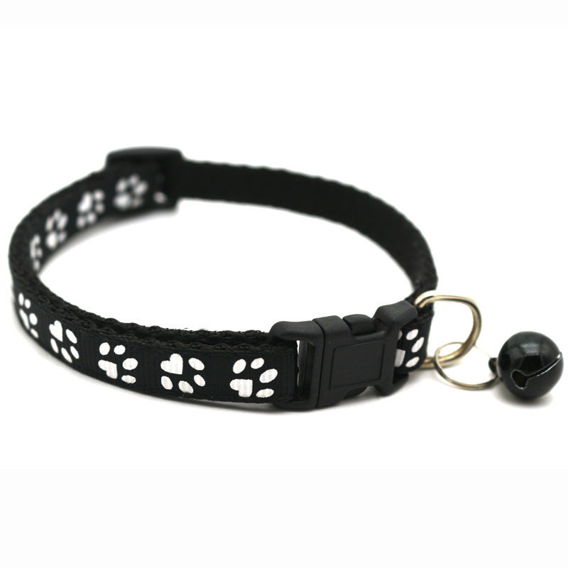 Adjustable Cat & Dog ID Collars with Bells – Lightweight Summer Pet Collar with Optional Pendant & Battery for Small Pets