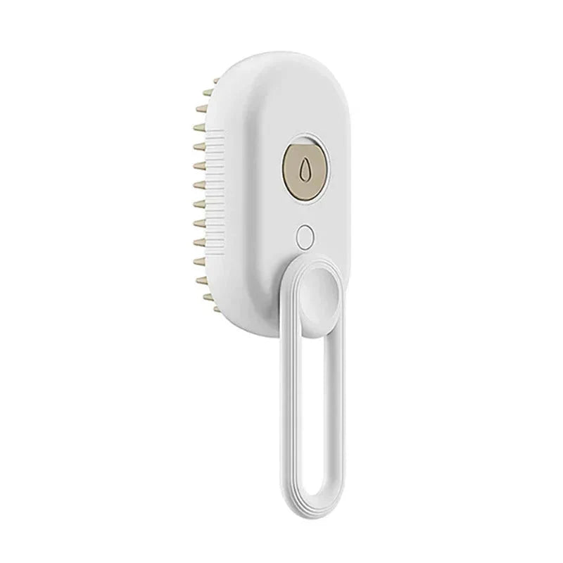 3-in-1 Electric Steam Brush for Pets – Cat & Dog Grooming Comb, Hair Removal, and Massage with Spray Function