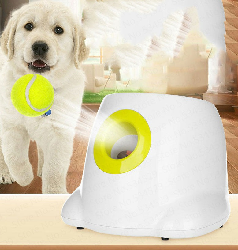 Dog Pet Automatic Interactive Ball Launcher – Fetch Machine with Adjustable Launch Distance