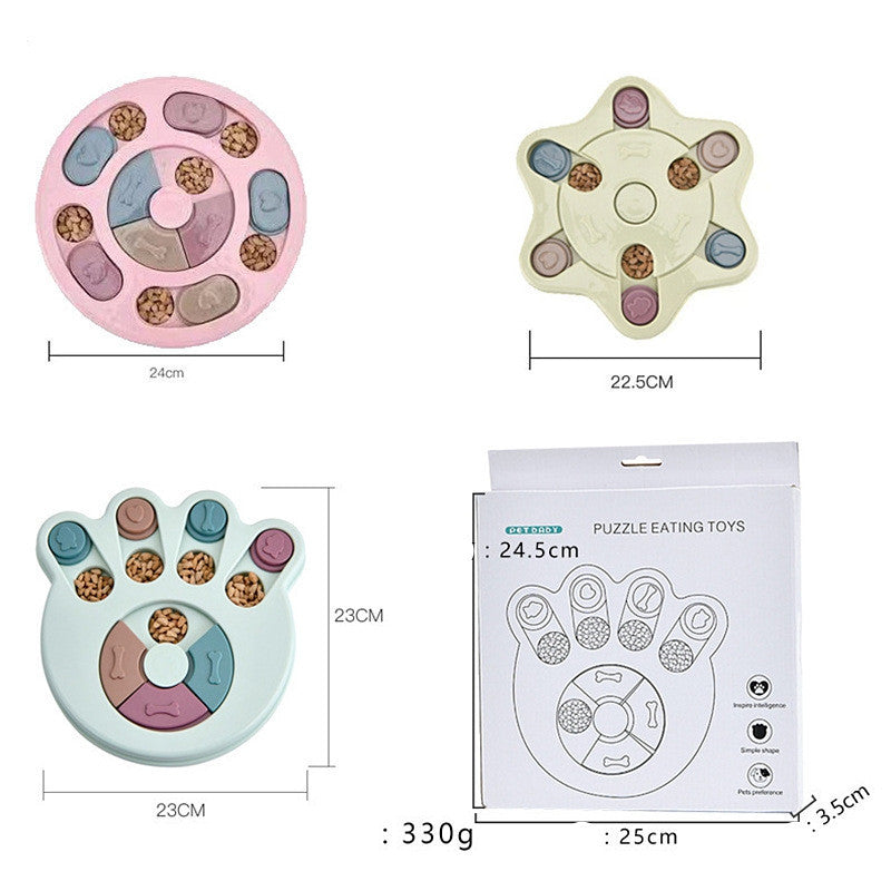 Interactive Dog Puzzle Feeder Toy – Educational Boredom Buster for Mental Stimulation