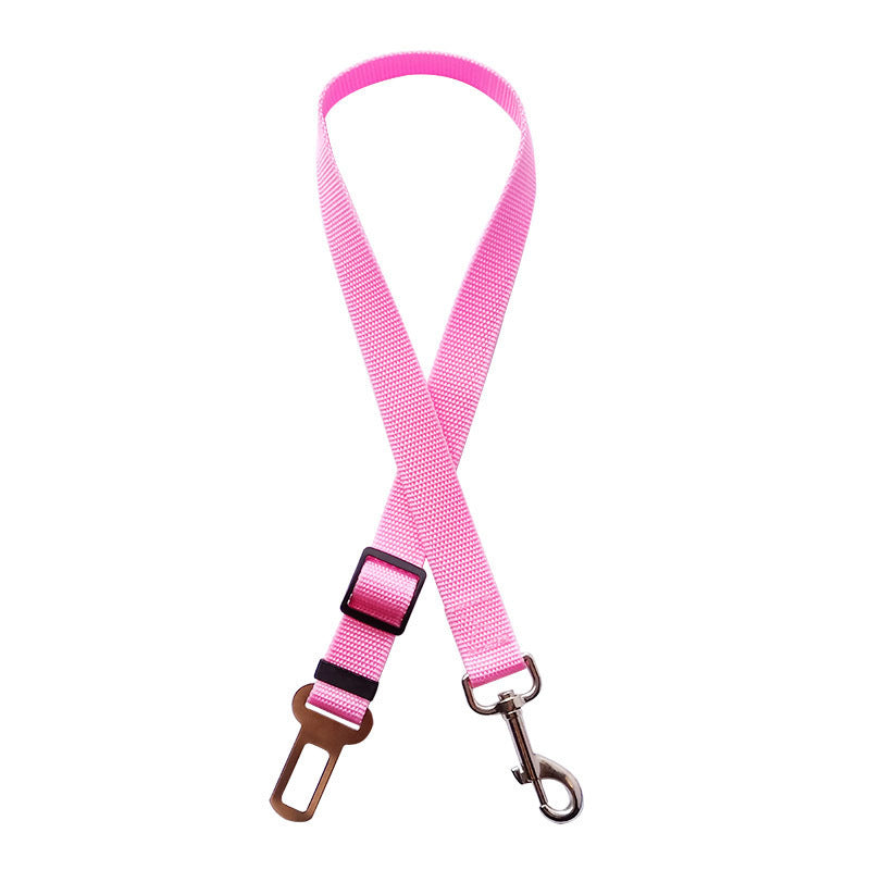Adjustable Pet Car Seat Belt – Universal Safety Harness Lead Clip for Cats & Dogs