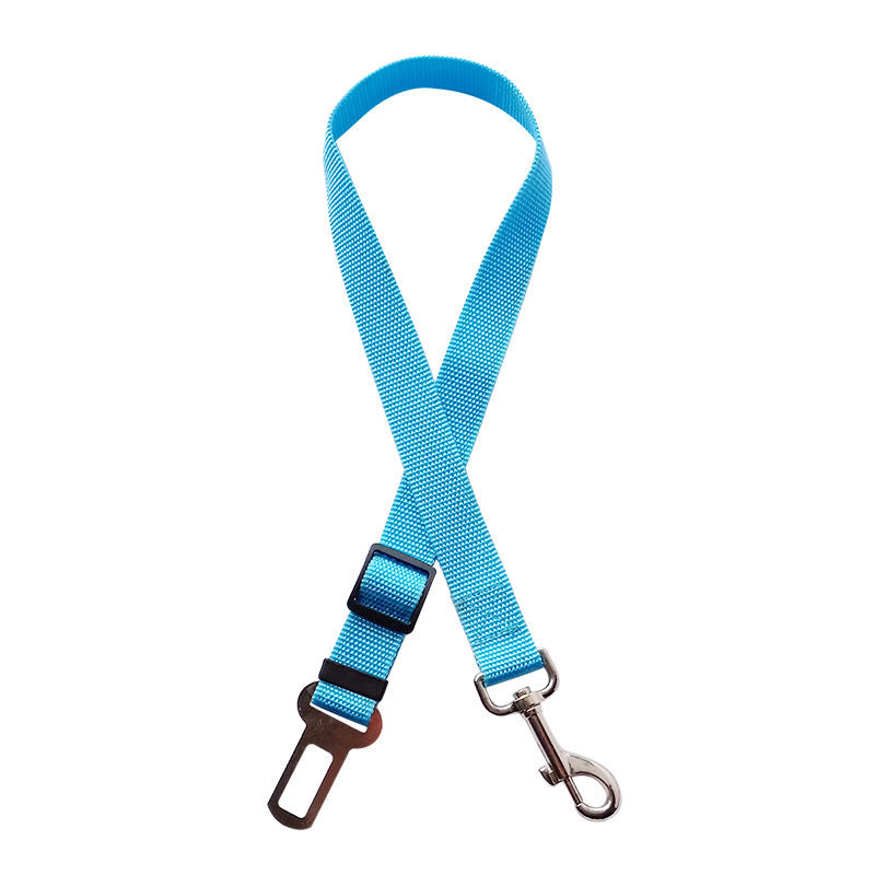 Adjustable Pet Car Seat Belt – Universal Safety Harness Lead Clip for Cats & Dogs