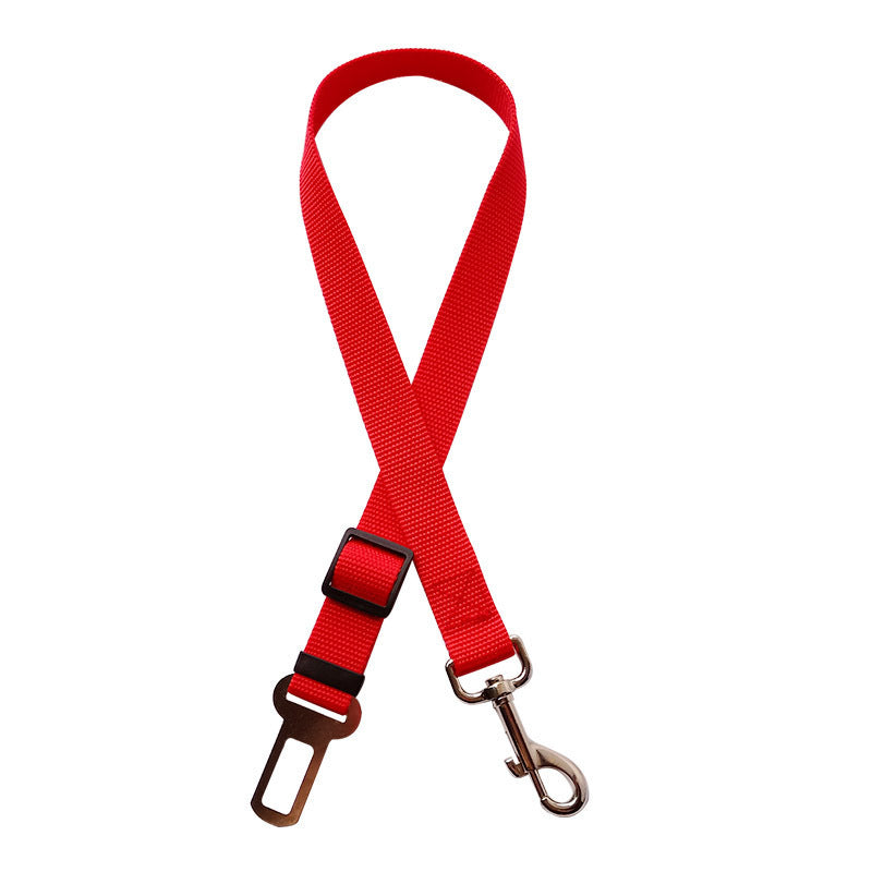 Adjustable Pet Car Seat Belt – Universal Safety Harness Lead Clip for Cats & Dogs