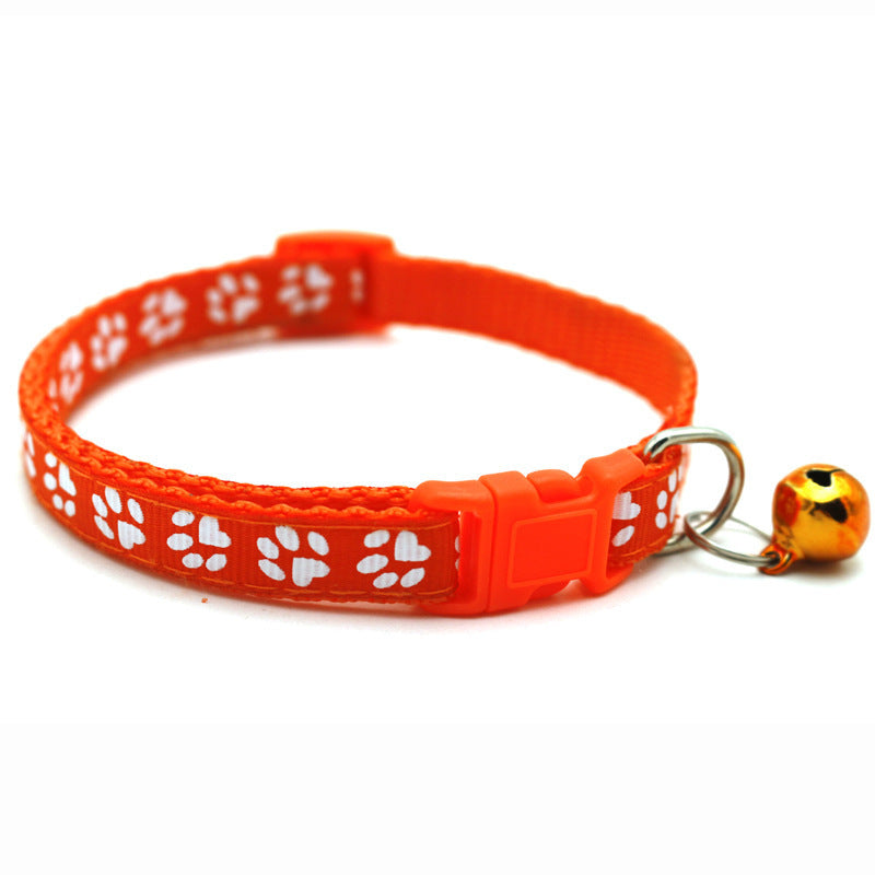 Adjustable Cat & Dog ID Collars with Bells – Lightweight Summer Pet Collar with Optional Pendant & Battery for Small Pets