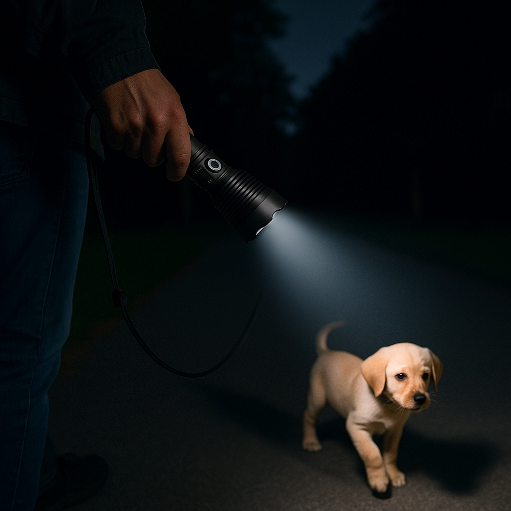 Paw Glow Nightwalker Dog LED Torch – Rechargeable