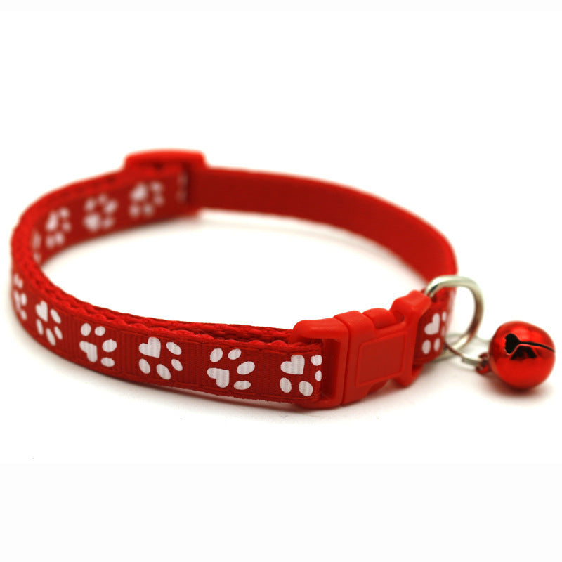 Adjustable Cat & Dog ID Collars with Bells – Lightweight Summer Pet Collar with Optional Pendant & Battery for Small Pets