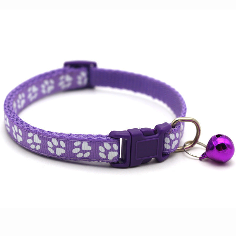 Adjustable Cat & Dog ID Collars with Bells – Lightweight Summer Pet Collar with Optional Pendant & Battery for Small Pets