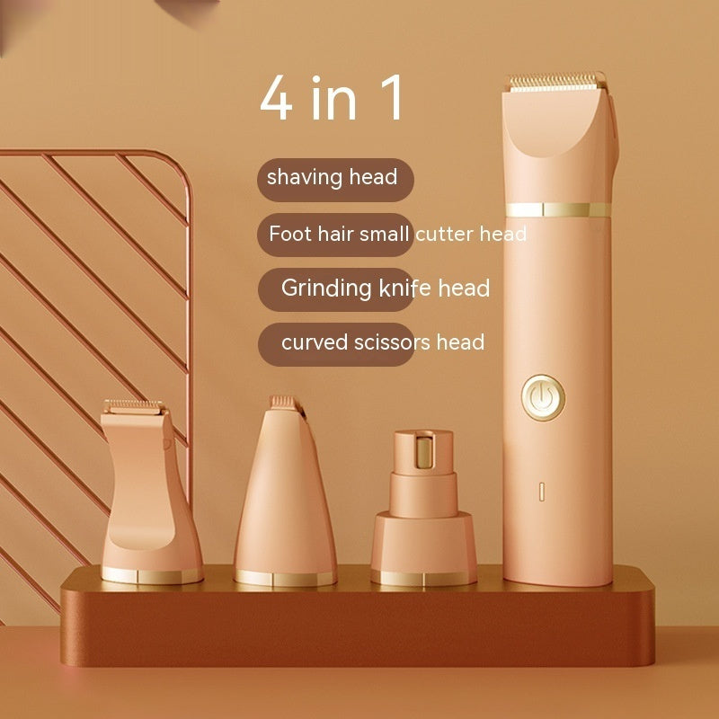 Professional Pet Grooming Kit – Electric 4-in-1 Clippers, Hair Trimmer & Nail Grinder for Cats and Dogs