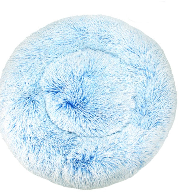 Calming Pet Nest – Plush Round Bed for Cats & Small Dogs (Soft, Washable, 50cm) (More Colours Available)