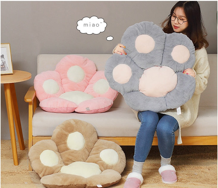 Super Soft Bear Paw Cat Cushion – Plush Decorative Pillow for Pets & Pet Lovers