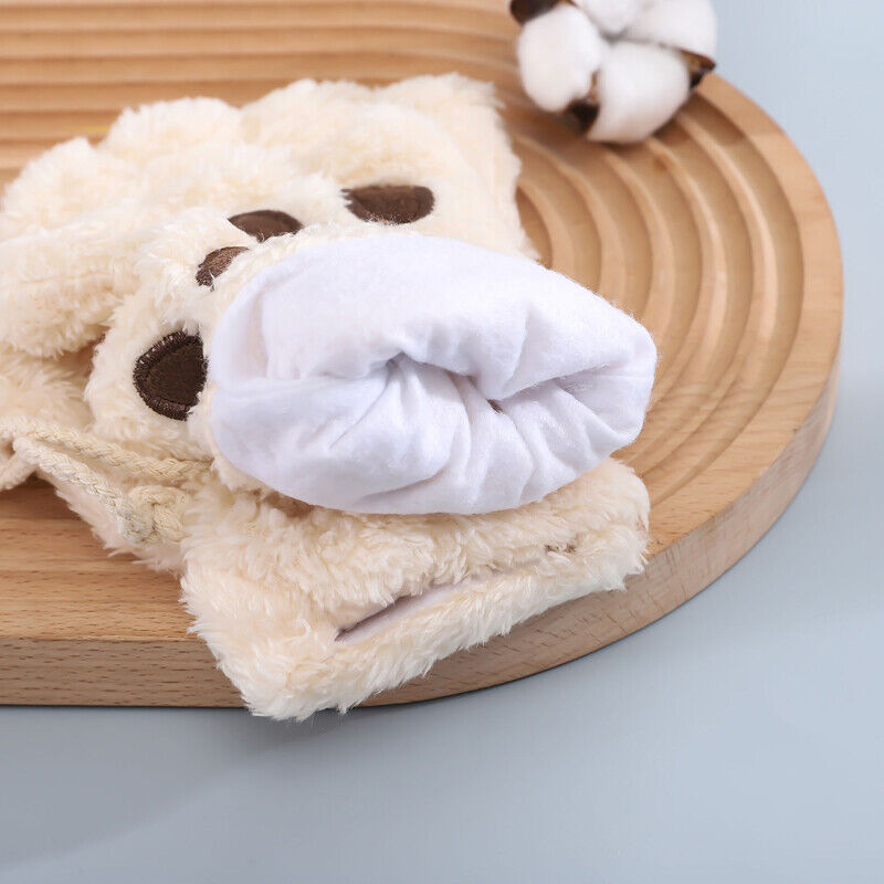 Women’s Cat Paw Fingerless Mittens – Cute & Warm Bear Claw Winter Gloves for Cosy Comfort