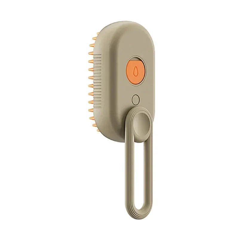 3-in-1 Electric Steam Brush for Pets – Cat & Dog Grooming Comb, Hair Removal, and Massage with Spray Function