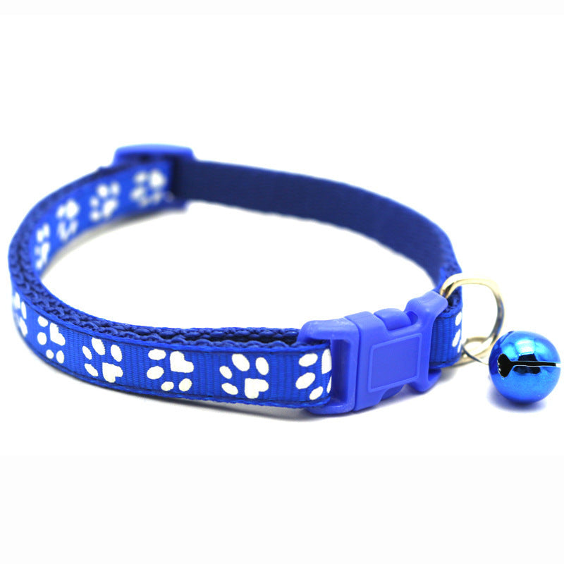 Adjustable Cat & Dog ID Collars with Bells – Lightweight Summer Pet Collar with Optional Pendant & Battery for Small Pets
