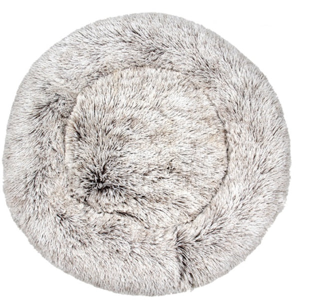 Calming Pet Nest – Plush Round Bed for Cats & Small Dogs (Soft, Washable, 50cm) (More Colours Available)