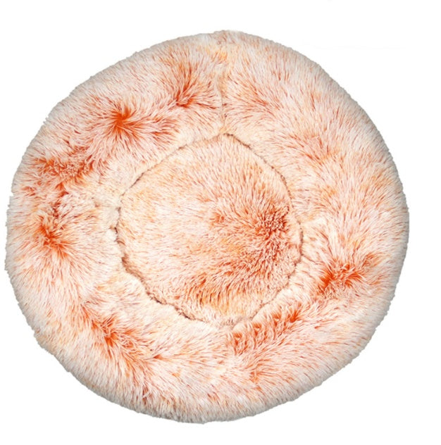 Calming Pet Nest – Plush Round Bed for Cats & Small Dogs (Soft, Washable, 50cm) (More Colours Available)