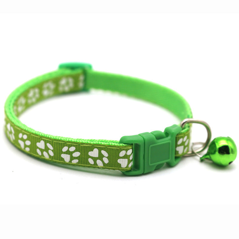 Adjustable Cat & Dog ID Collars with Bells – Lightweight Summer Pet Collar with Optional Pendant & Battery for Small Pets