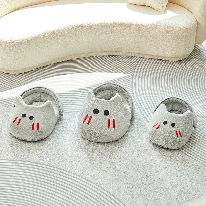 2-in-1 Portable Plush Slipper Cat Bed – Soft Covered Pet Mattress & Nest for Cats and Small Dogs