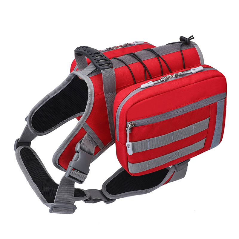 Dog Walking Treat Bag – Hands-Free Oxford Cloth Pet Snack Pouch for Medium & Large Dogs