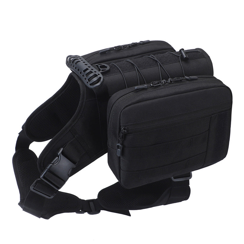 Dog Walking Treat Bag – Hands-Free Oxford Cloth Pet Snack Pouch for Medium & Large Dogs