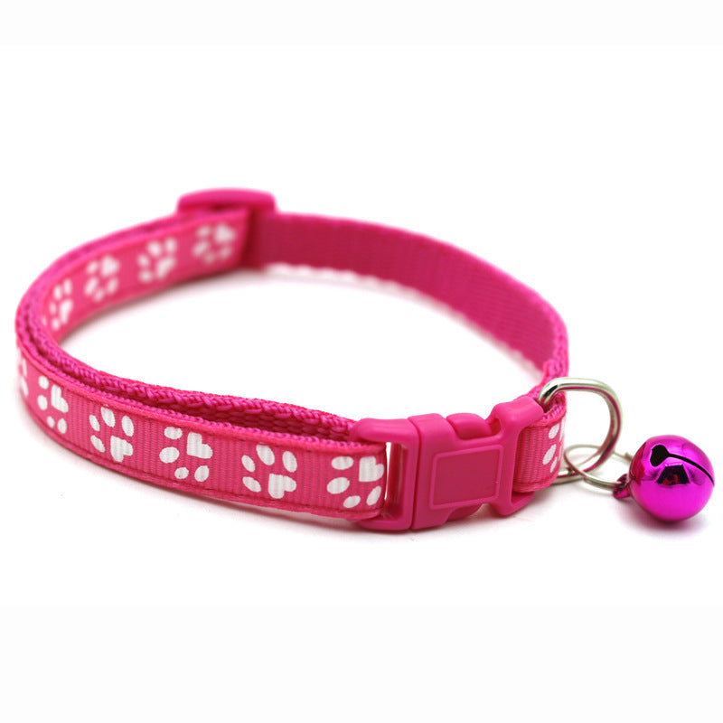 Adjustable Cat & Dog ID Collars with Bells – Lightweight Summer Pet Collar with Optional Pendant & Battery for Small Pets