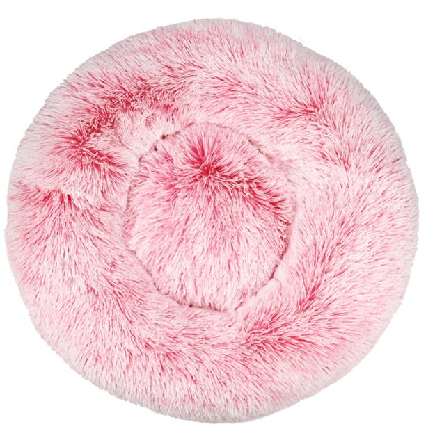 Calming Pet Nest – Plush Round Bed for Cats & Small Dogs (Soft, Washable, 50cm) (More Colours Available)