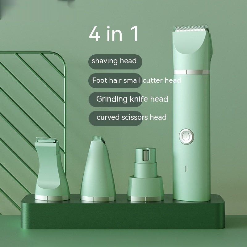Professional Pet Grooming Kit – Electric 4-in-1 Clippers, Hair Trimmer & Nail Grinder for Cats and Dogs