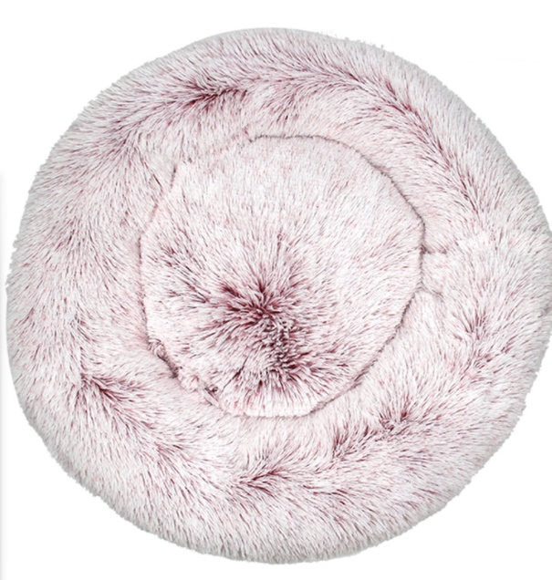 Calming Pet Nest – Plush Round Bed for Cats & Small Dogs (Soft, Washable, 50cm) (More Colours Available)