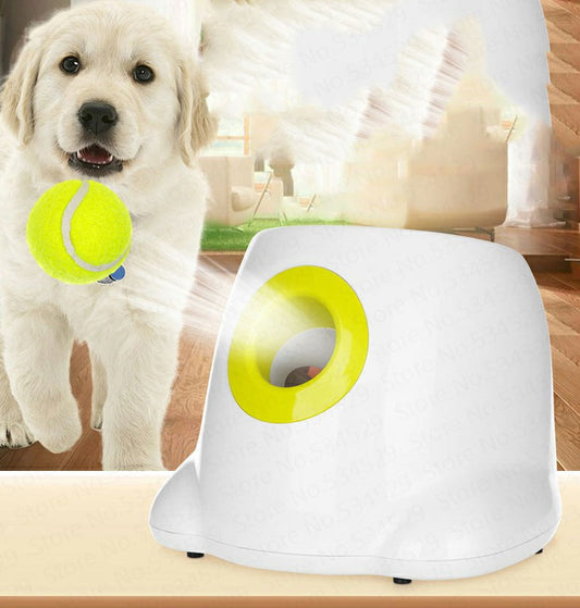 Dog Pet Automatic Interactive Ball Launcher – Fetch Machine with Adjustable Launch Distance